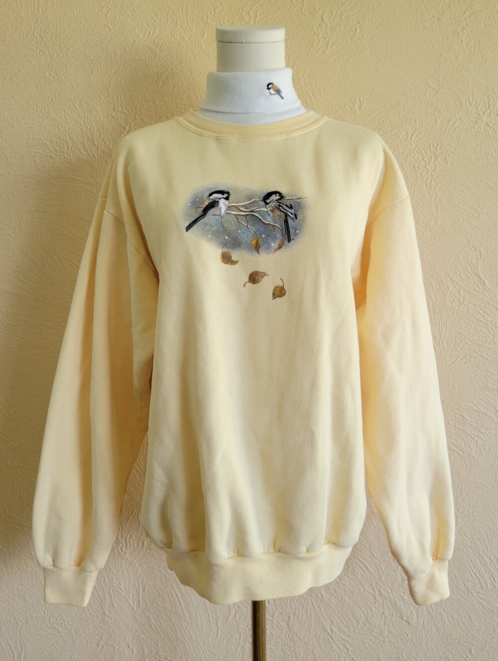 Artisans Sunchein Designs | Yellow Winter Bird Sweatshirt